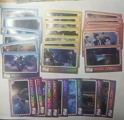 龙虎卡牌六六场 （无佣金，周六结拍，欢迎送拍） - 28张全 集卡社 斩神SR一套