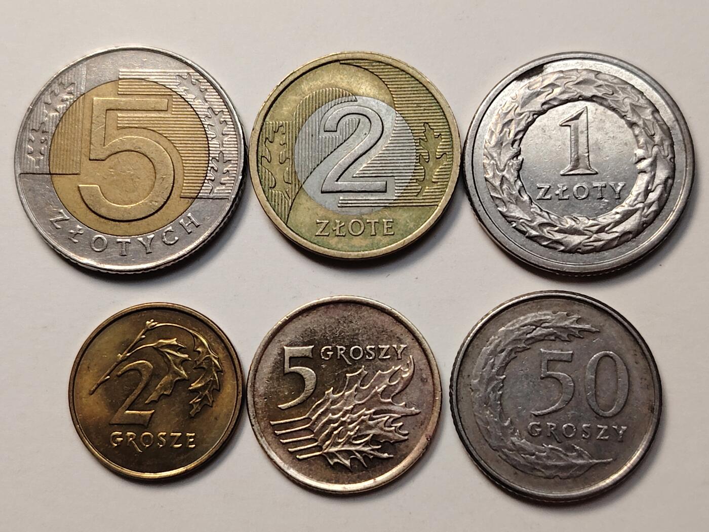 布加迪🐬～世界钱币(上海)🌾第 263 期 /  各国套币和散币 波兰🇵🇱 6枚币