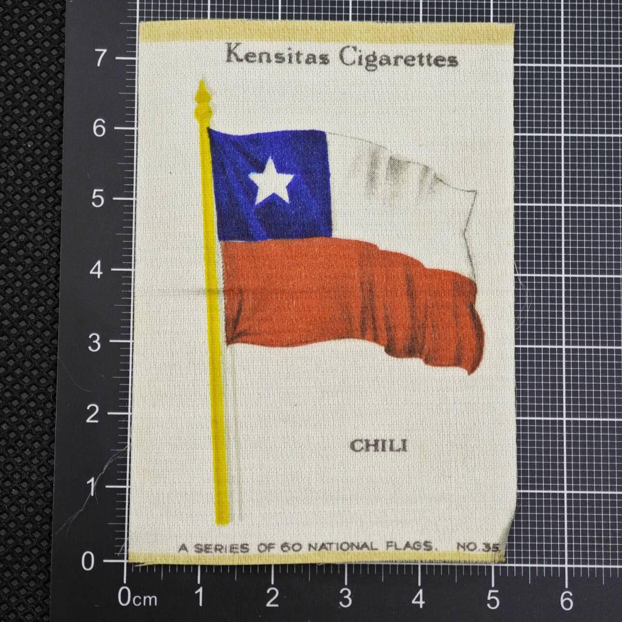 【淘币小摊】限时拍第八百二十三拍  纪念章场  满百包邮可预留两周  周一统一发货     英国印刷布旗帜智利