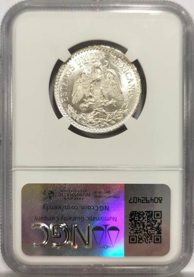 博洋堂世界钱币拍卖第150期（全场包邮） NGC MS66 墨西哥1945年50分鹰洋银币，高分难得