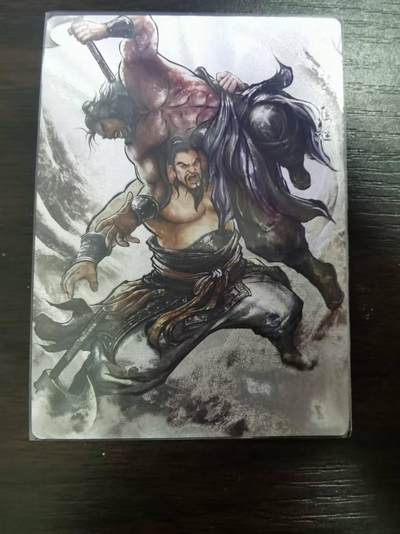 光影卡牌第26期，各家亲签，各家套卡，持续收拍品 - 张建东水浒，焦挺水墨粗闪限编