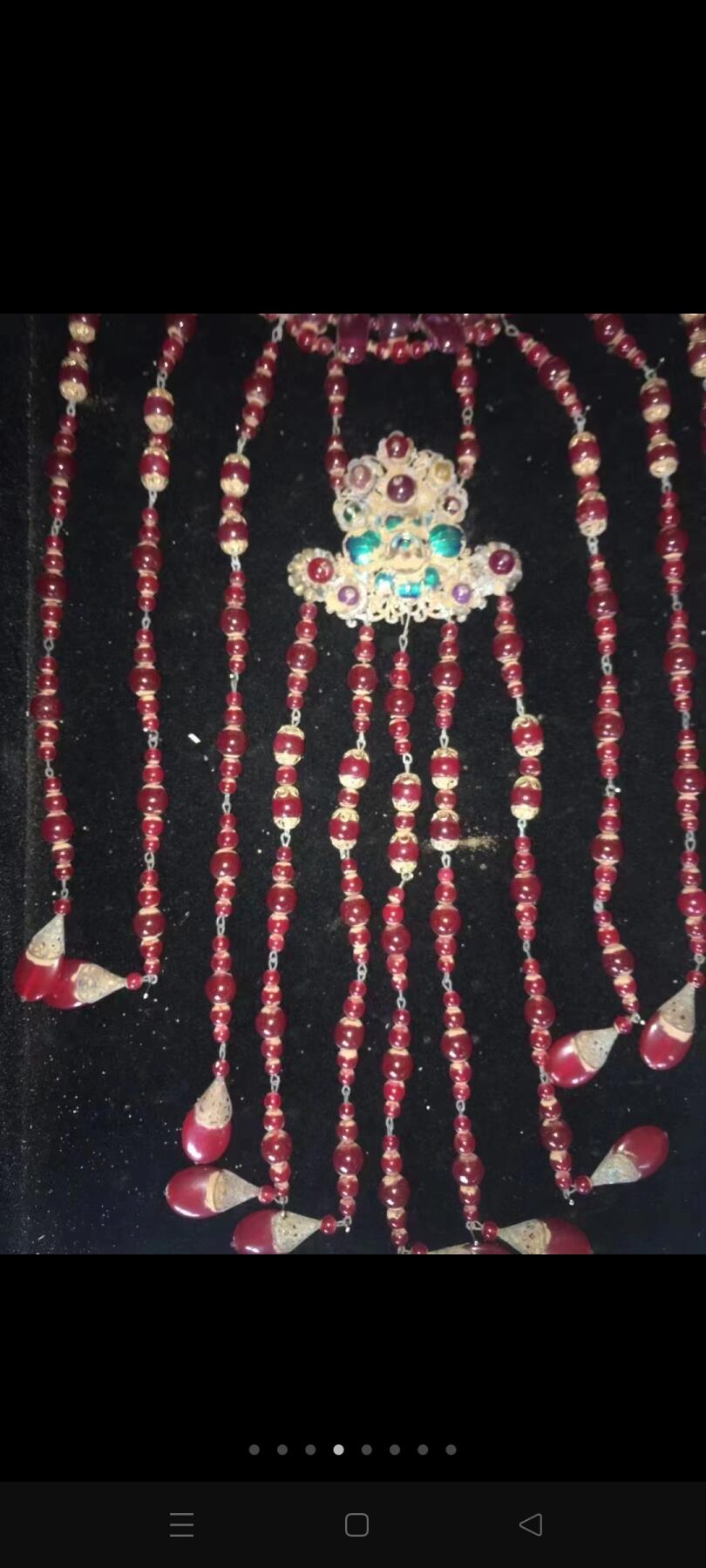 清代红宝石套装，工艺复杂，包浆自然，精品收藏