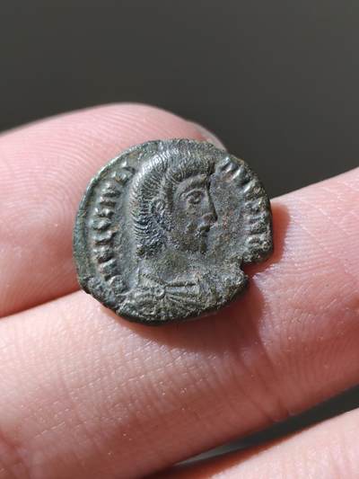 星盘世界钱币十二月六日古典币专场（流感中招了，推迟一周12.13拍） - 西罗马帝国格拉提安1富利铜币，公元367——375年