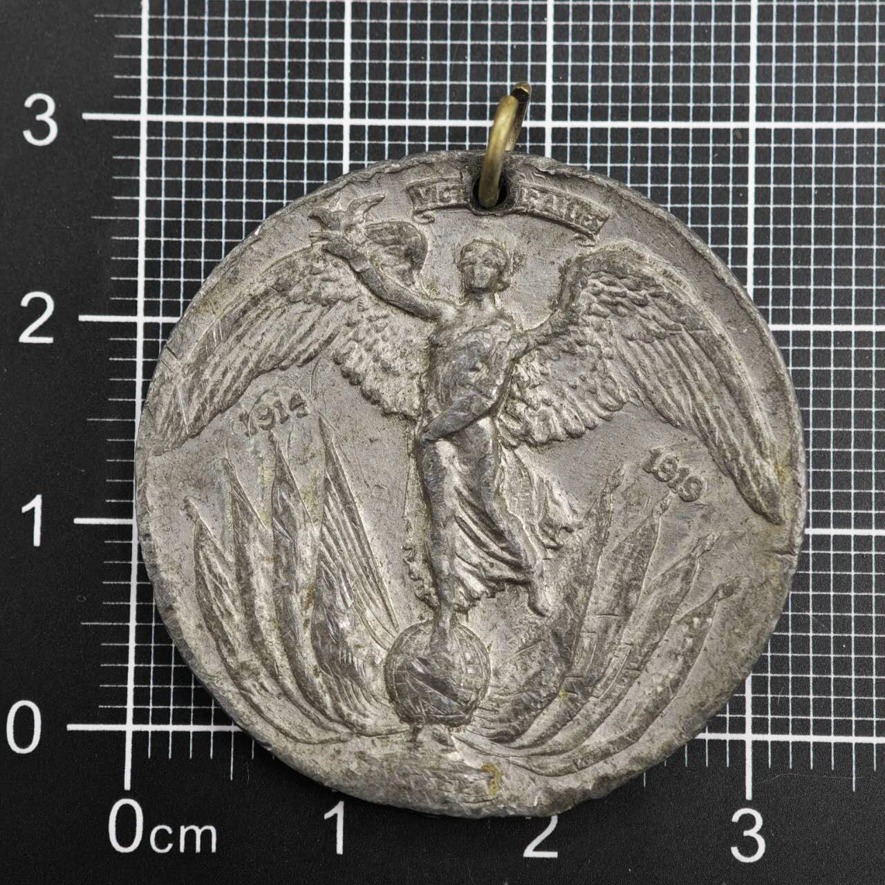 【淘币小摊】限时拍第八百二十三拍  纪念章场  满百包邮可预留两周  周一统一发货   英国1919年谢菲尔德市和平纪念章，