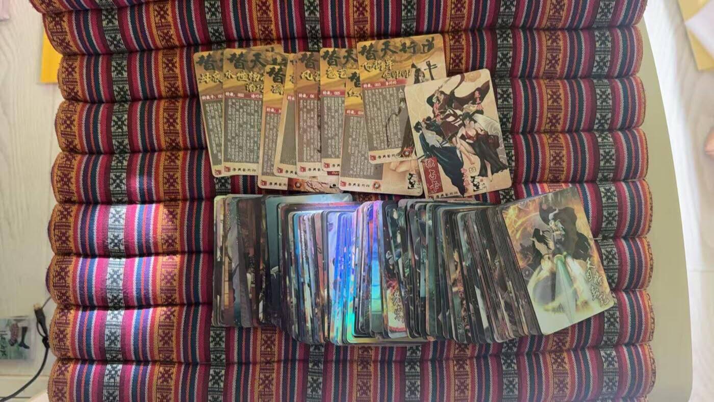 光影卡牌第26期，各家亲签，各家套卡，持续收拍品 大师兄替天行道水浒彩闪全套包括特卡艺术卡