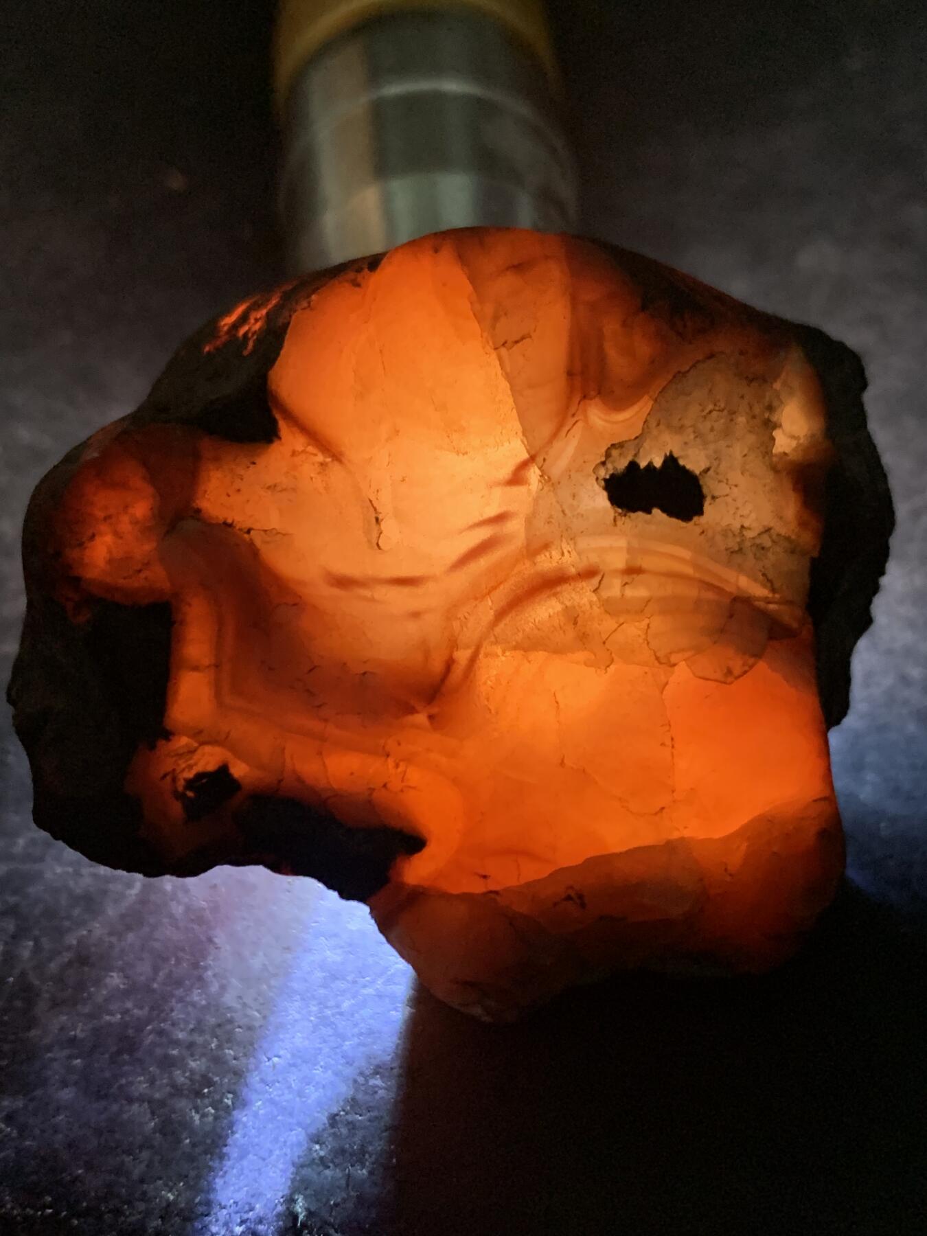 精美原皮荔枝冻飘红冰飘大开窗料南红玛瑙原石一颗