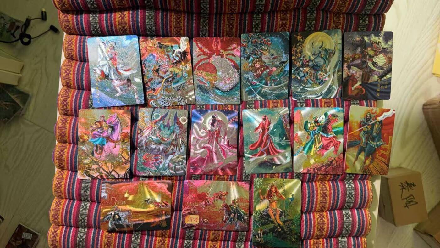 光影卡牌第26期，各家亲签，各家套卡，持续收拍品 百里隋唐特卡半粗15张