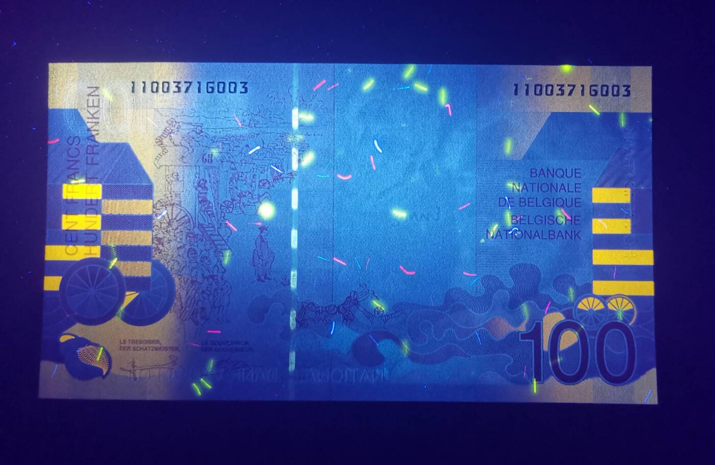 《艾美收藏》第223期-12.7周日外币畅拍 比利时1995年100法郎UNC无4 比利时画家恩索尔