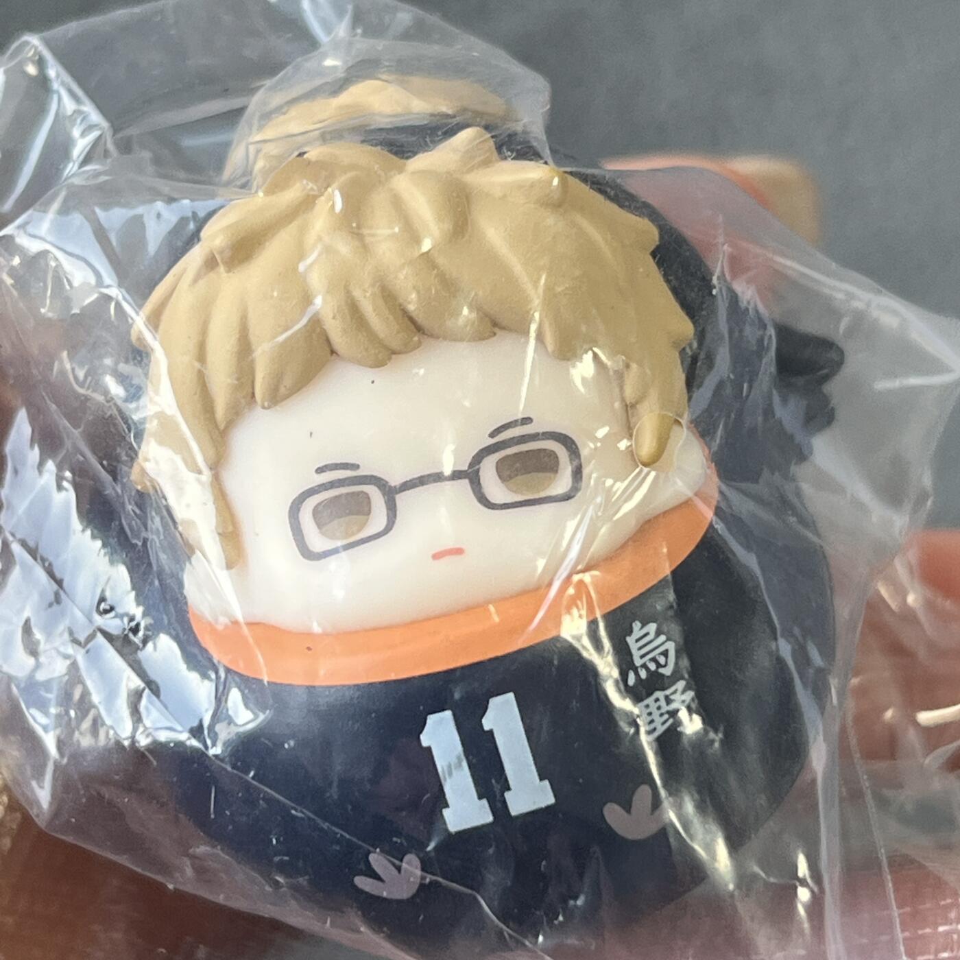 锦色铺子的潮玩拍第六期🌸🌸   森罗万象 排球少年  鸟野  不倒翁  玩偶 尺寸约35mmX40mm