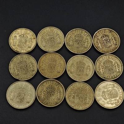 【淘币小摊】实时拍第八百一十九拍   散币场   满百包邮可预留二周 每周一统一发货   - 西班牙100比赛塔12枚