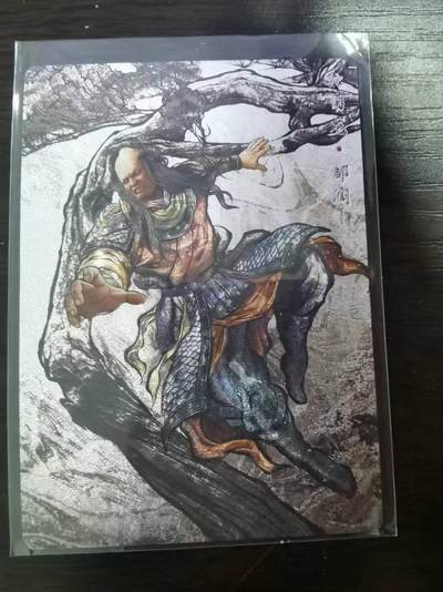 光影卡牌第26期，各家亲签，各家套卡，持续收拍品 - 张建东水浒，邹润水墨粗闪限编