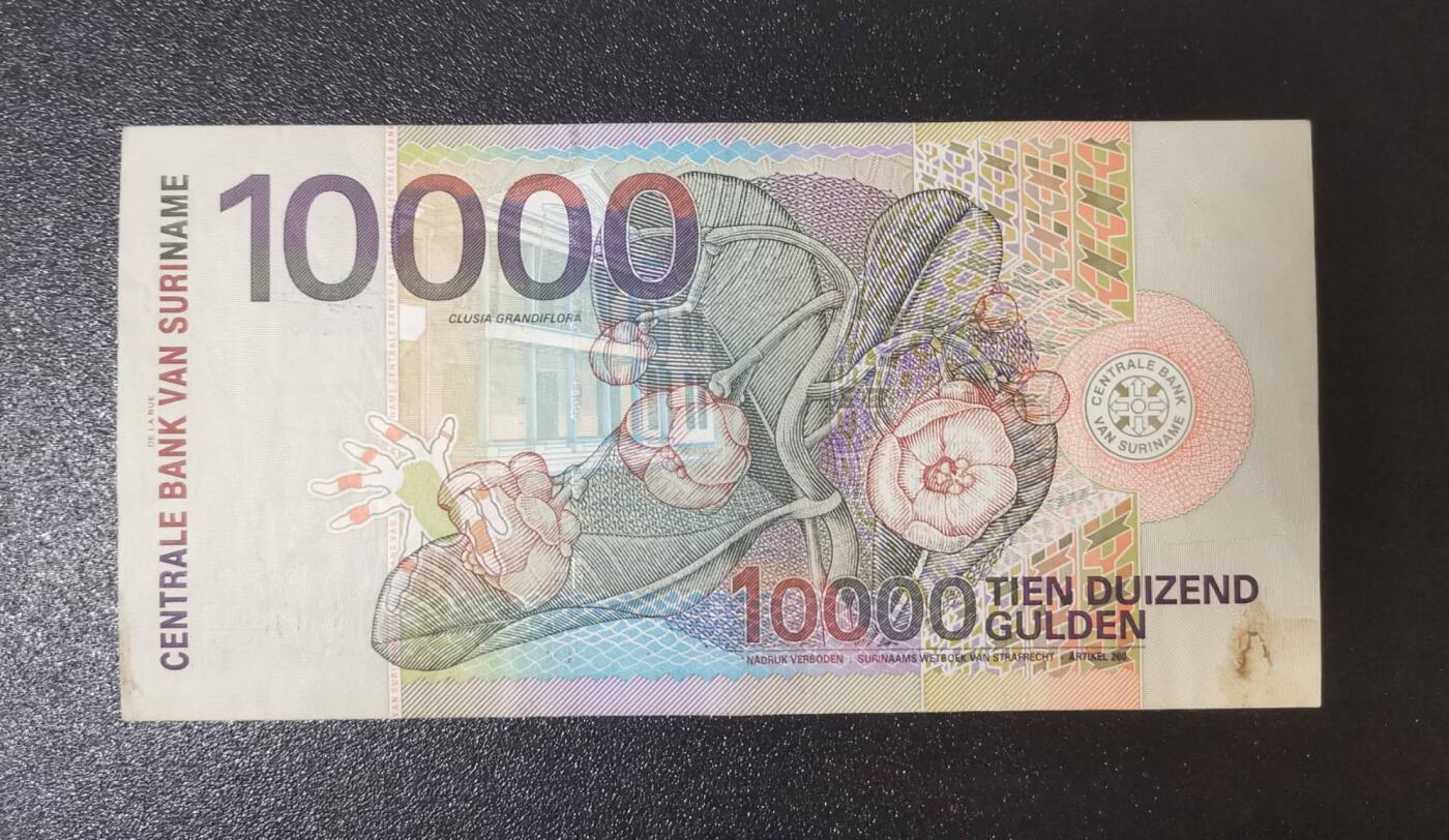 《艾美收藏》第223期-12.7周日外币畅拍 苏里南2000年10000盾高值流通好品 经典花鸟版