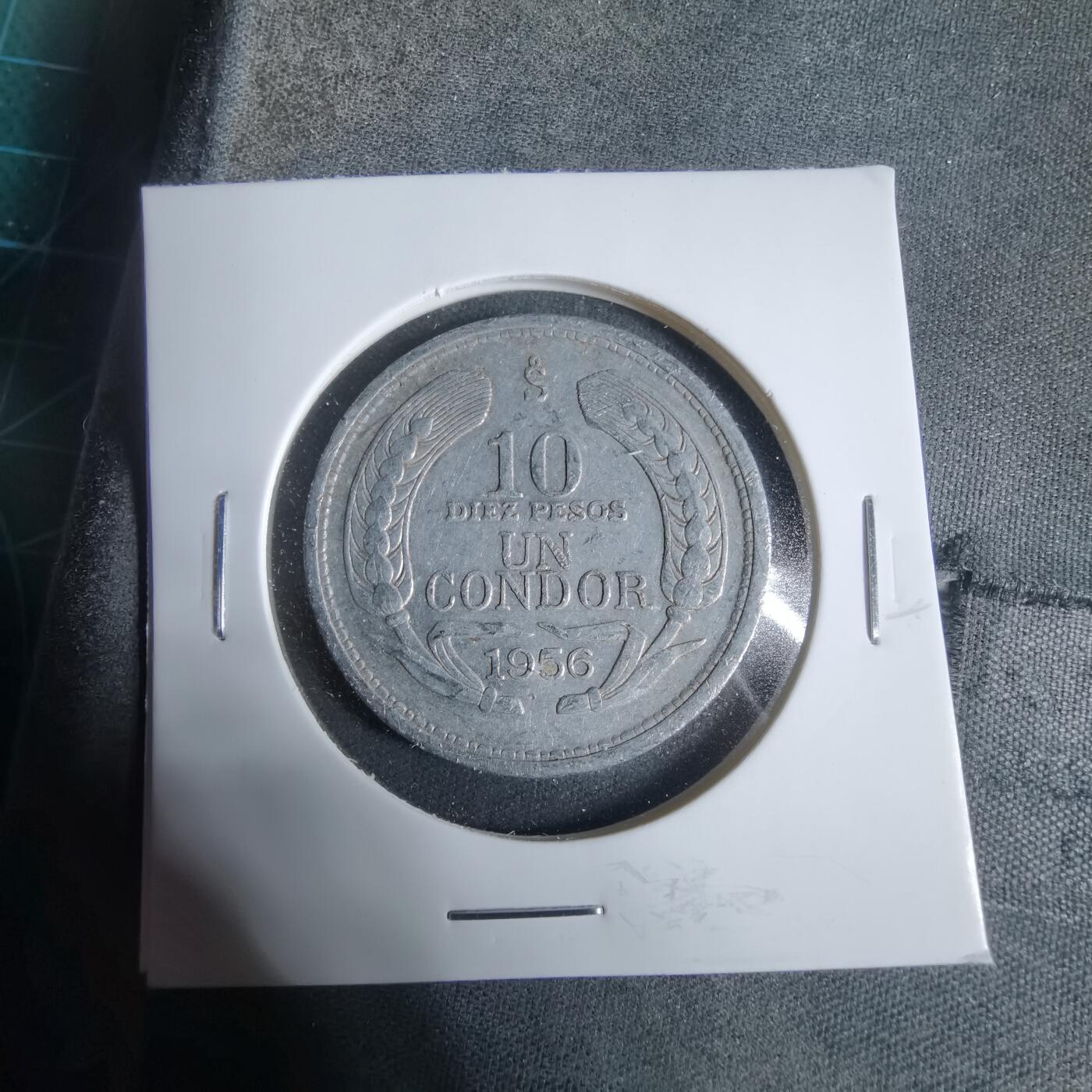 沼泽如烟--第923场 智利1956年10比索