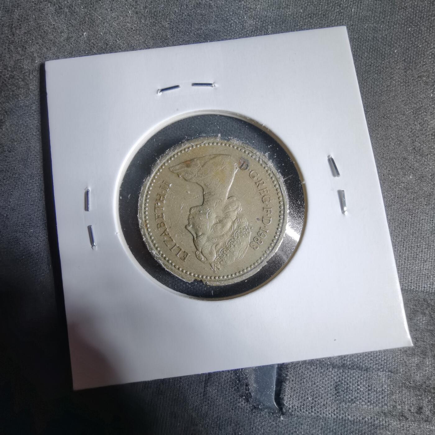 沼泽如烟--第923场 英国1983年1磅