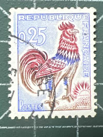 第1067 邮票专场 （无押金，捡漏，全场50包邮，偏远地区除外，接收代拍业务，本店十天发一次货） - 法国高卢雄鸡