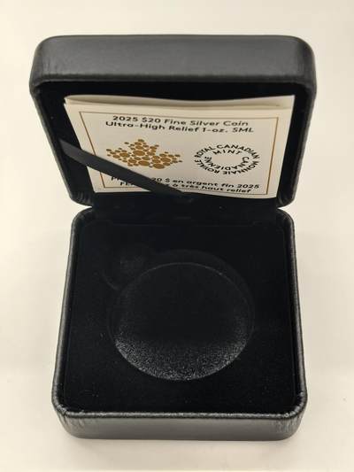 博洋堂世界钱币拍卖第150期（全场包邮） NGC REVERSE PF69 加拿大2025年枫叶反向精制1盎司银币，带原盒证