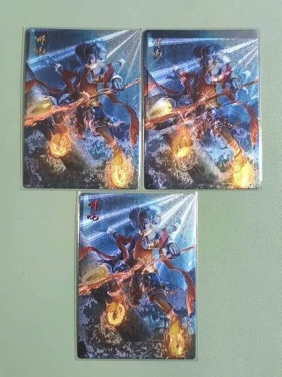 光影卡牌第26期，各家亲签，各家套卡，持续收拍品 - 卡牌折扣店，哪吒粗闪3宫，名字颜色有区别