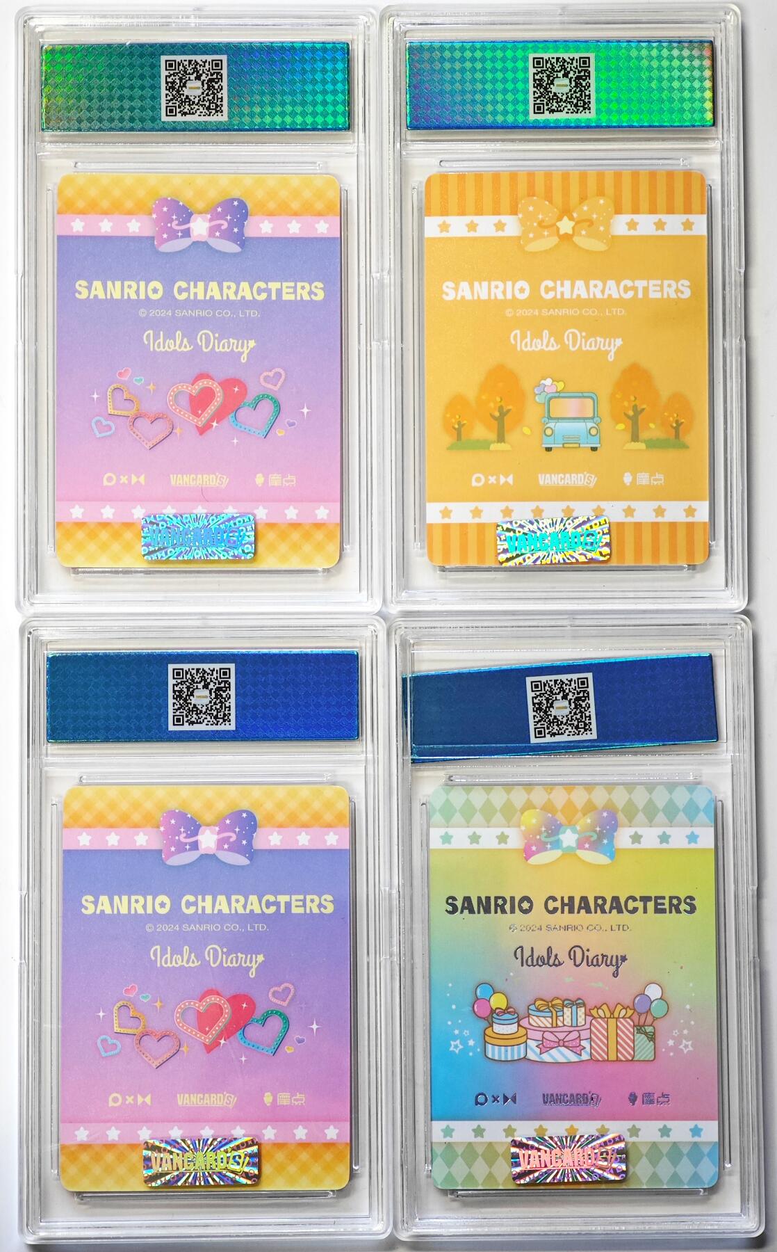 白泽拍卖卡牌手绘专场第29期（忽有故人心上过，回首山河已是秋） 2023 万画云游 三丽欧 女生日记 4张 玉桂狗  彩闪粗闪 官封卡砖