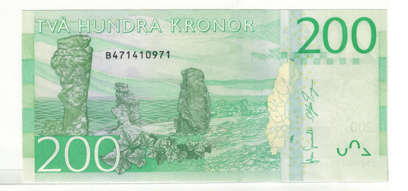 《艾美收藏》第223期-12.7周日外币畅拍 瑞典2015年200克朗UNC尾71 导演英格玛·柏格曼