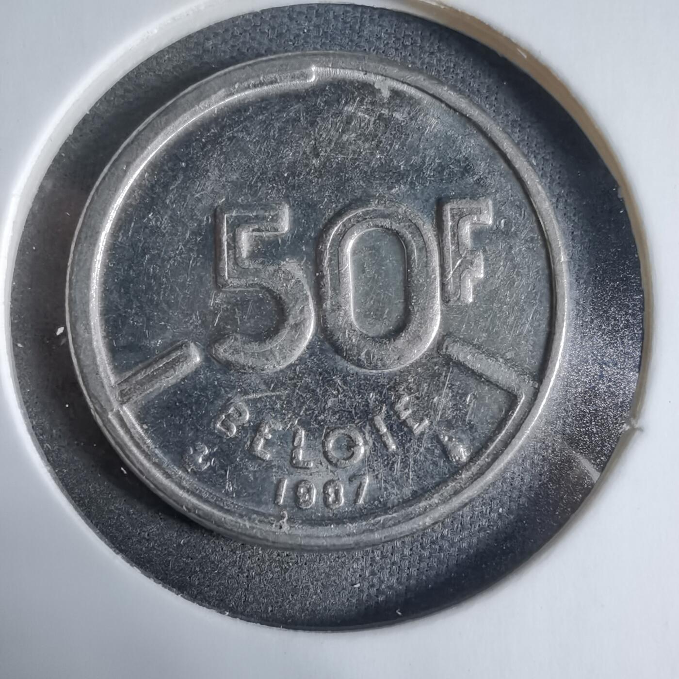 沼泽如烟--第923场 比利时1987年50法郎