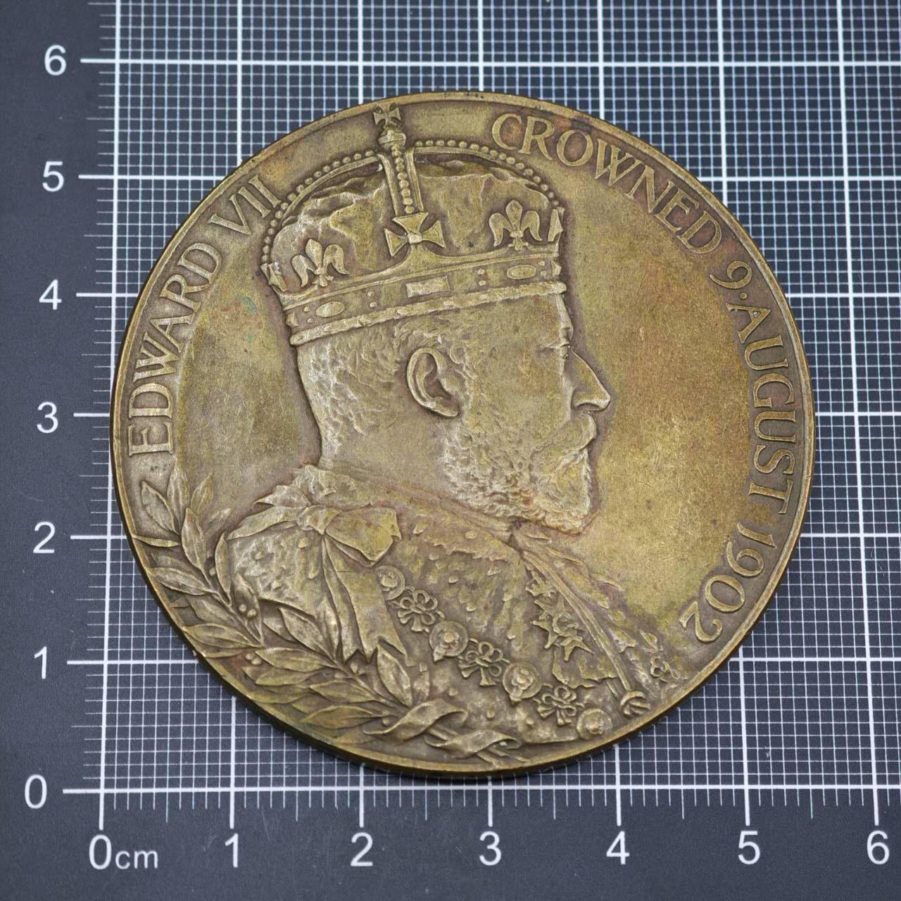 【淘币小摊】限时拍第八百二十三拍  纪念章场  满百包邮可预留两周  周一统一发货   英国1902年爱德华七世加冕纪念章