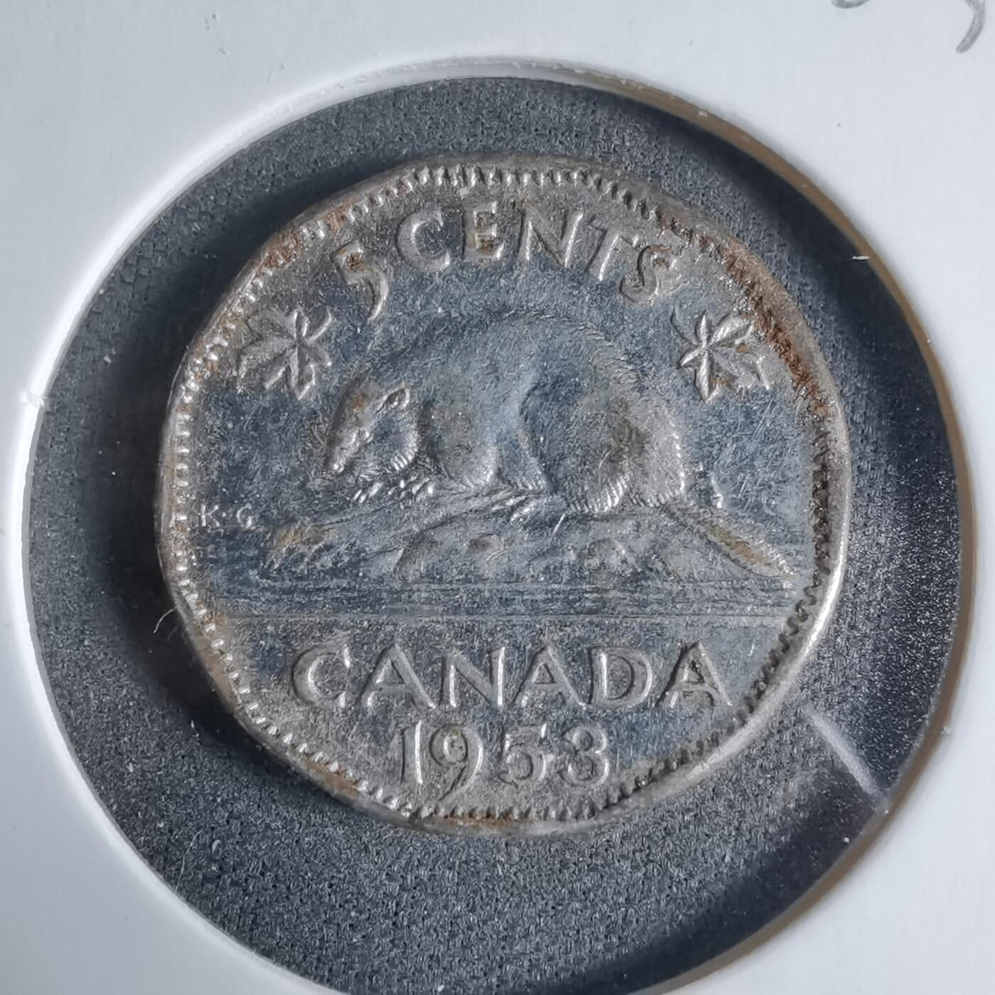 沼泽如烟--第923场 加拿大1953年五分