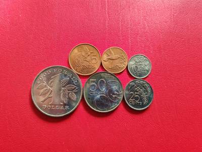 【云涧收藏】第八十二场 - 特立尼达和多巴哥套币，UNC