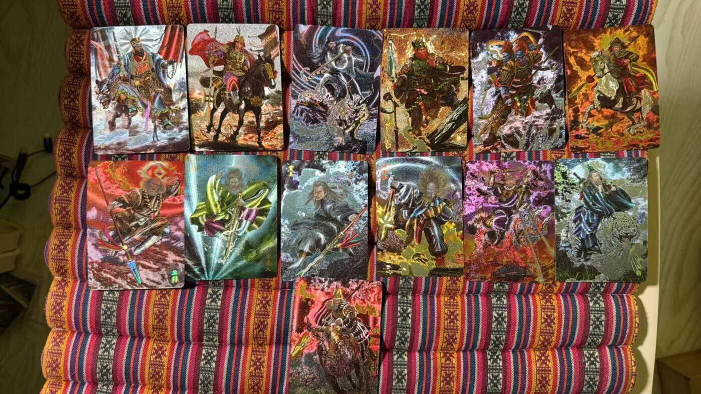 光影卡牌第26期，各家亲签，各家套卡，持续收拍品 燎原胡子怪兽封神冷烫粗闪49张