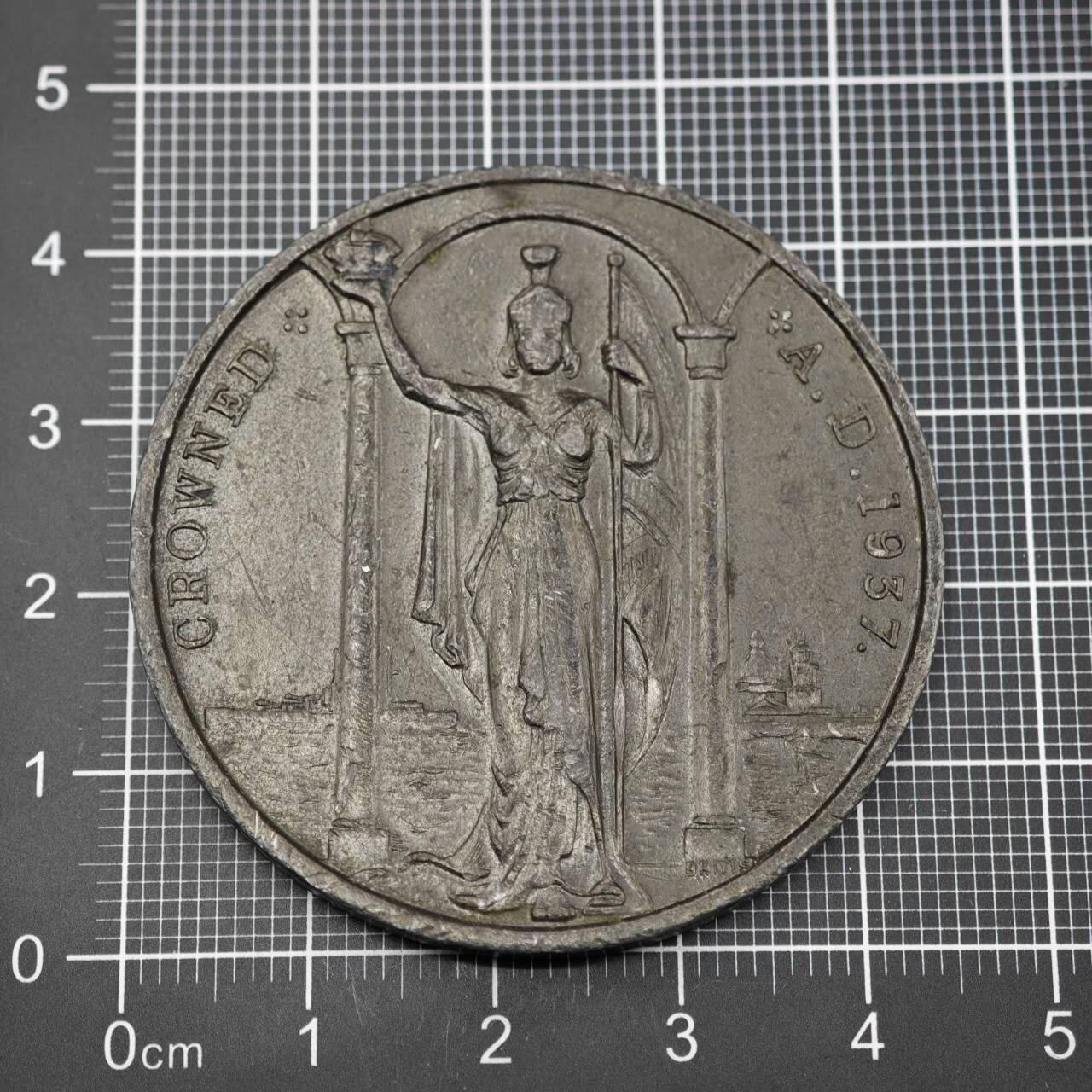 【淘币小摊】限时拍第八百二十三拍  纪念章场  满百包邮可预留两周  周一统一发货   英国1937年乔治六世加冕纪念章