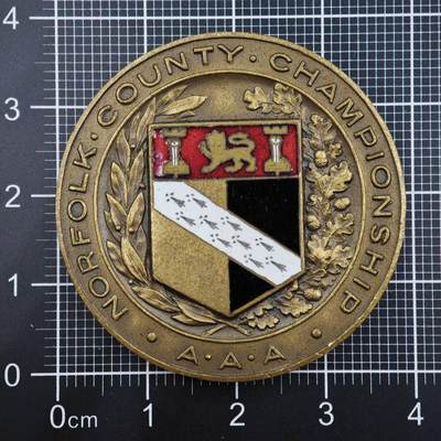 【淘币小摊】限时拍第八百二十三拍  纪念章场  满百包邮可预留两周  周一统一发货  -  诺福克郡青少年田径奖章