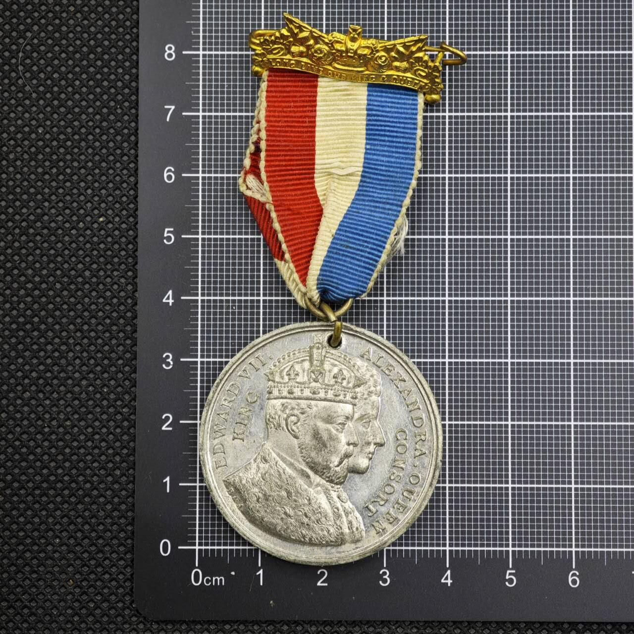 【淘币小摊】限时拍第八百二十三拍  纪念章场  满百包邮可预留两周  周一统一发货   英国1902年爱德华七世加冕纪念章