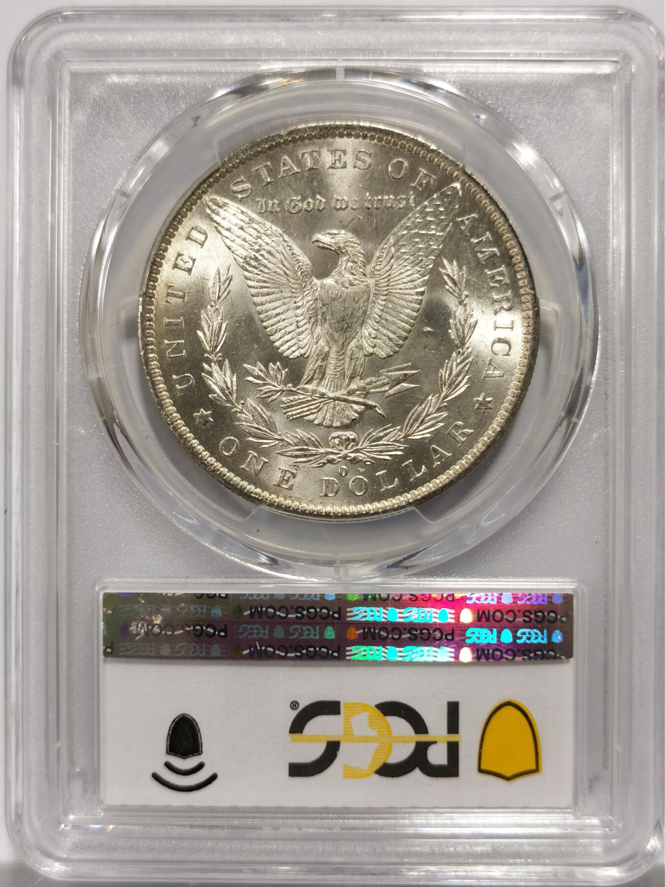 博洋堂藏家专场系列之美国钱币白金之夜专场②暨第152期（全场包邮）  PCGS MS64 美国1883 O 十字转光-4