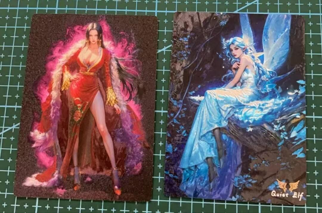 龙虎卡牌六六场 （无佣金，周六结拍，欢迎送拍） 粗闪2张 奇点卡牌  宗rich 女帝&蓝精灵