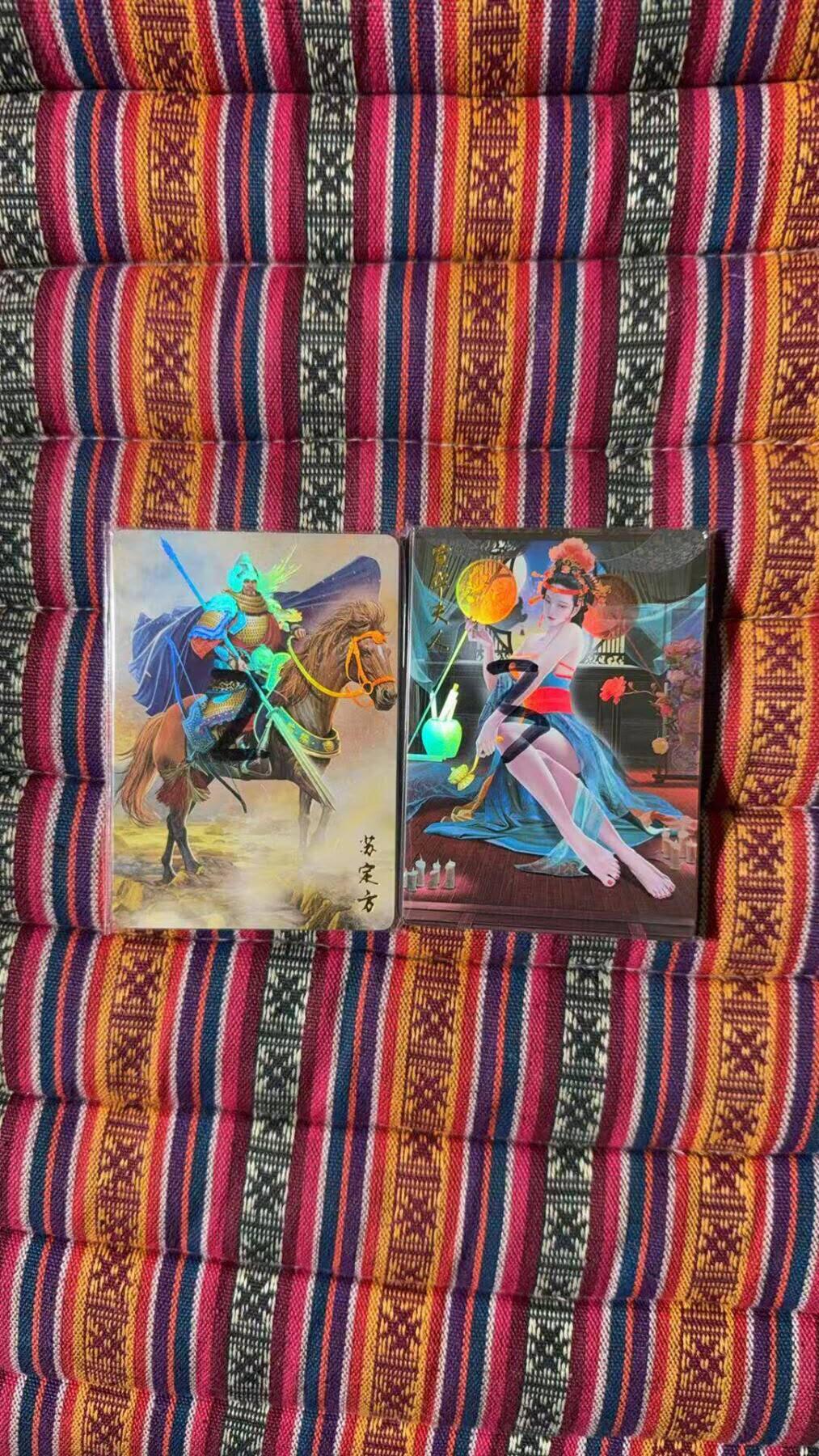 光影卡牌第26期，各家亲签，各家套卡，持续收拍品 燎原胡子隋唐2-3弹彩闪，凑套用