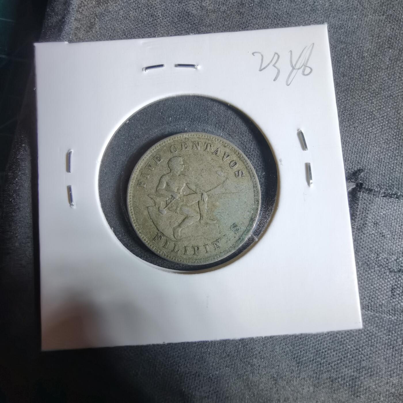 沼泽如烟--第923场 菲律宾1903年五分