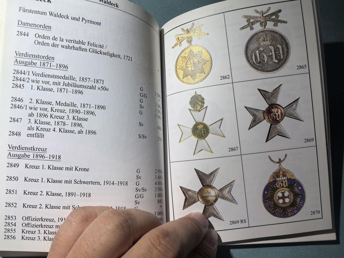 盛世勋华——号角文化勋章邮票专场拍卖第292期 德国全时期勋章奖章证章图录 1800-1945 权威读物 厚达560页