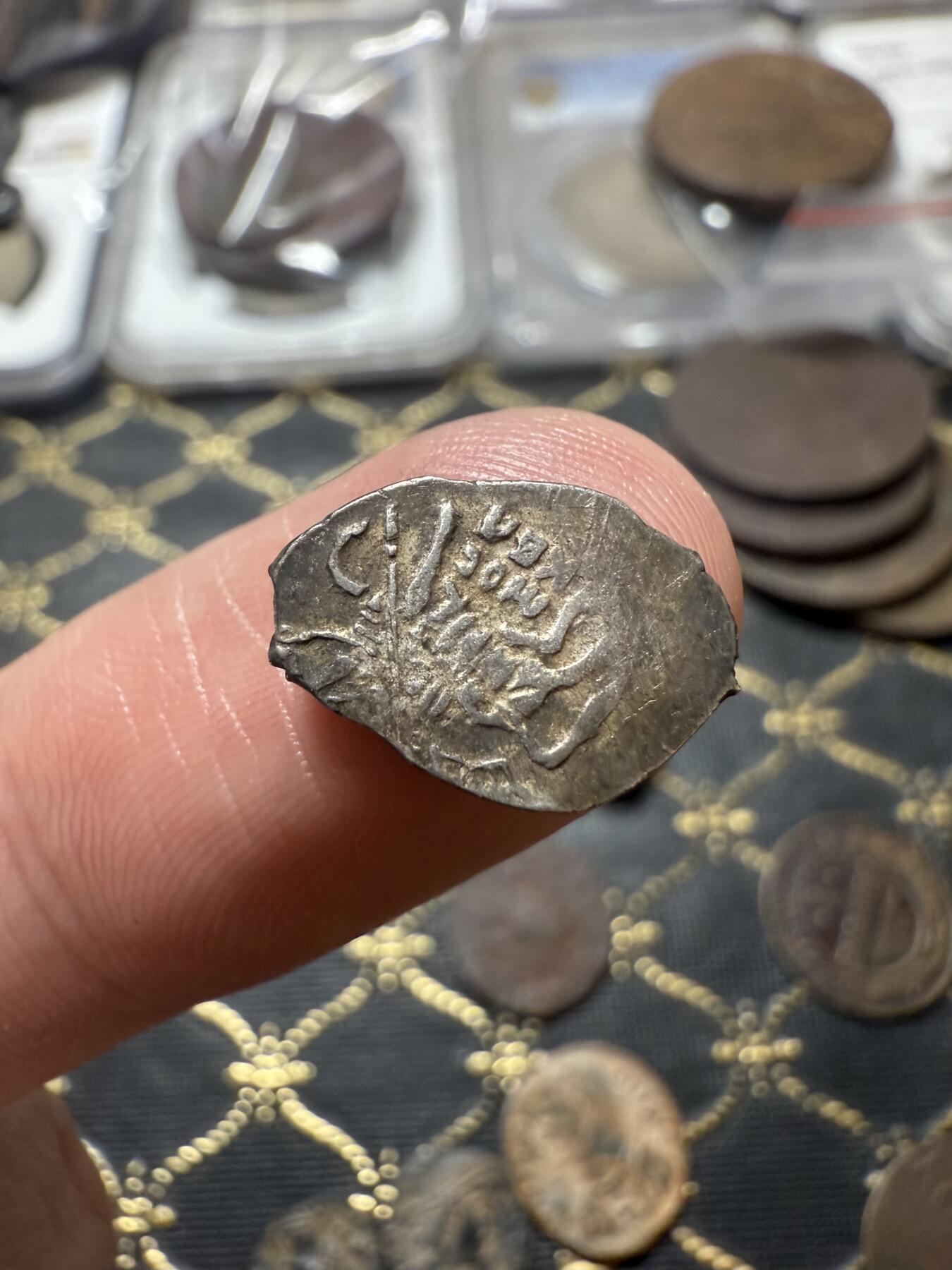 南宋泉阁俄币 外币 国币 专场第二十期 【送拍无额外佣金】 沙俄 彼得一世 1戈比小银币 鱼鳞币 莫斯科造币厂 字口好 打制清晰 背逆 老包浆好品