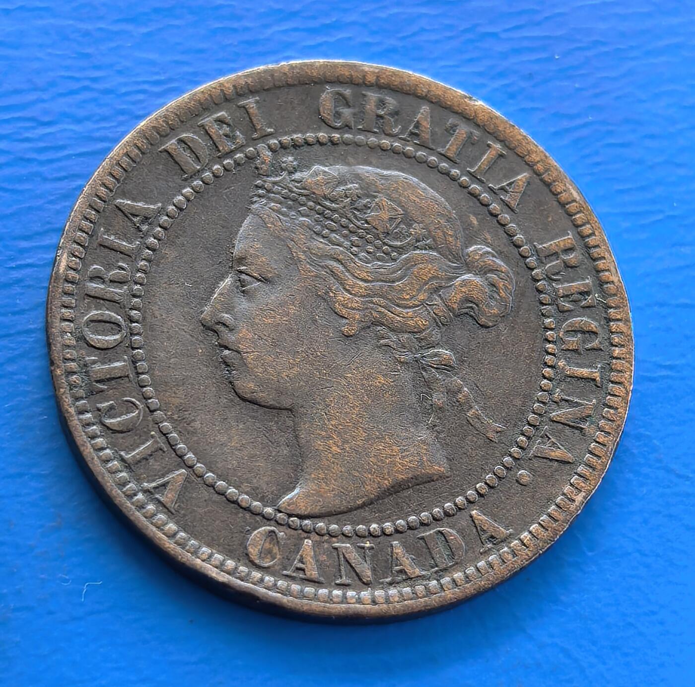 外国优质老铜币银币持续添加中，周六九点倒数截拍，满百包邮，可寄存半年，喜欢朋友微信扫描二维码可直接参拍 加拿大1896年壹分