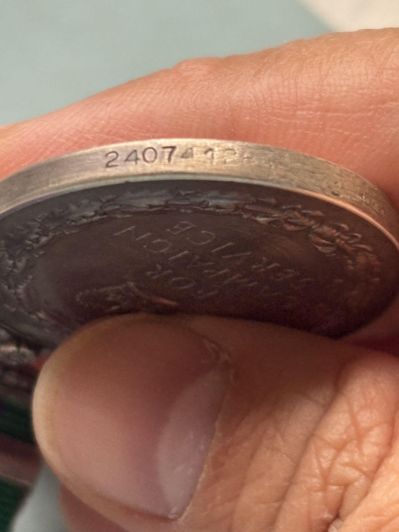 盛世勋华——号角文化勋章邮票专场拍卖第292期 英国常规服役奖章 伊丽莎白二世版 带北爱尔兰条 银制带刻名 