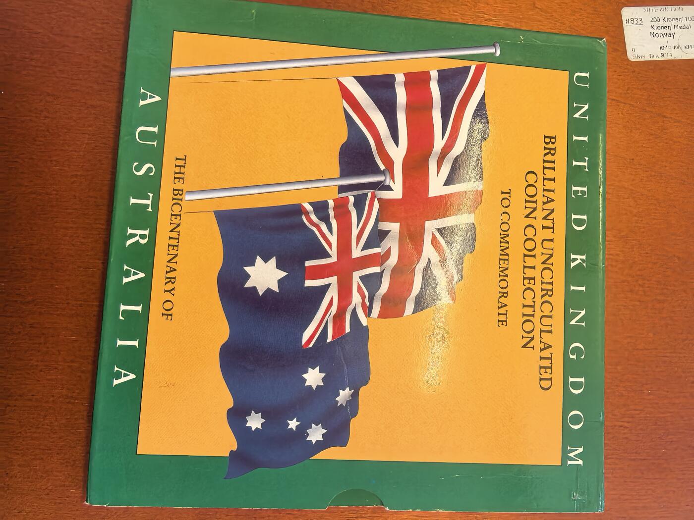 长老汇蛇年精选第八十场拍卖 1988英国7枚套，卡装，纪念澳大利亚200周年