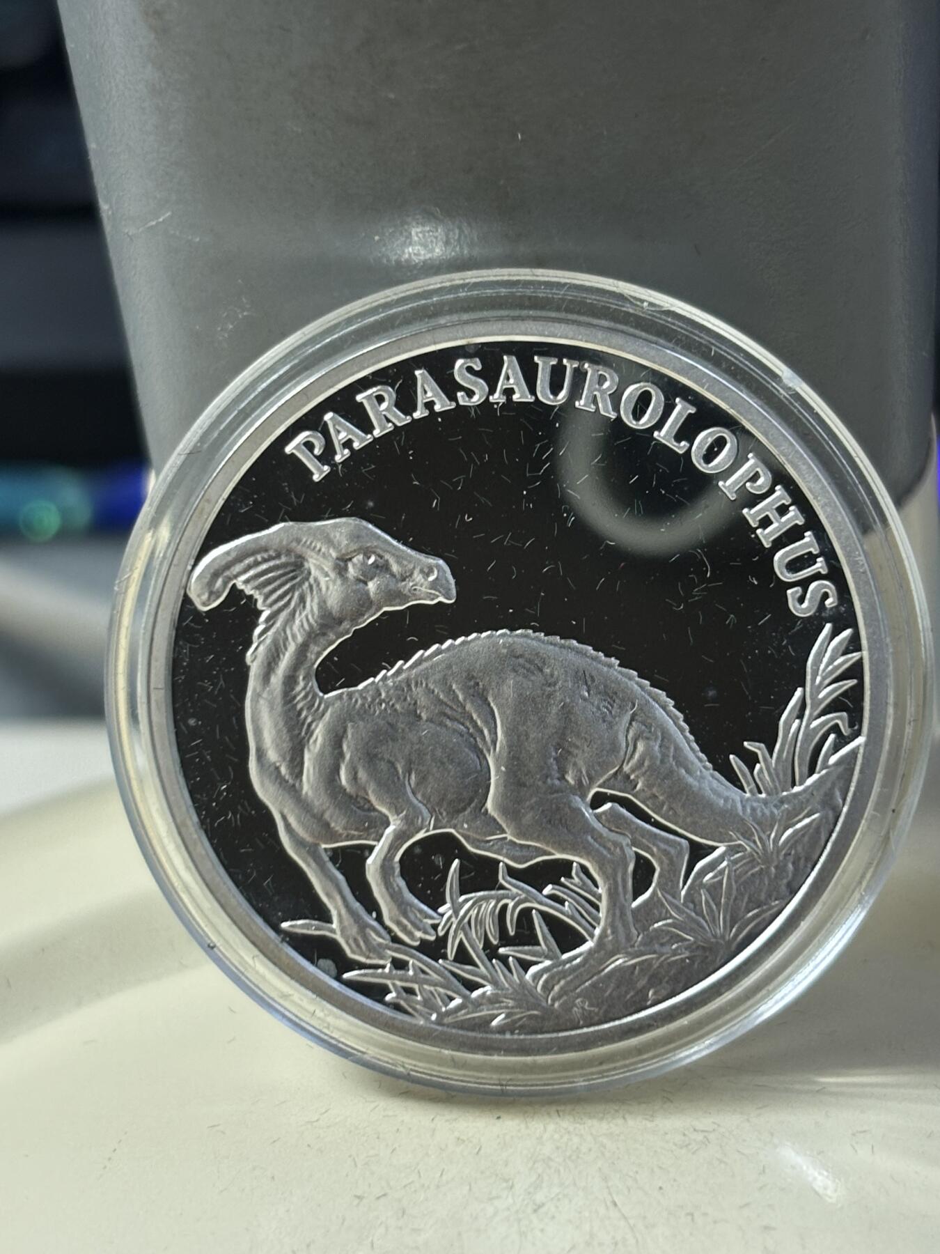 第185期拍卖 波兰2009年恐龙精制纪念银章8枚套原盒证，华沙造币厂 925银，14.14g*8 发行量15000套