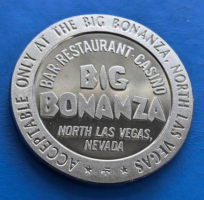 外国优质老铜币银币持续添加中，周六九点倒数截拍，满百包邮，可寄存半年，喜欢朋友微信扫描二维码可直接参拍 - 美国内达华州1967年大富豪酒店1元代用币