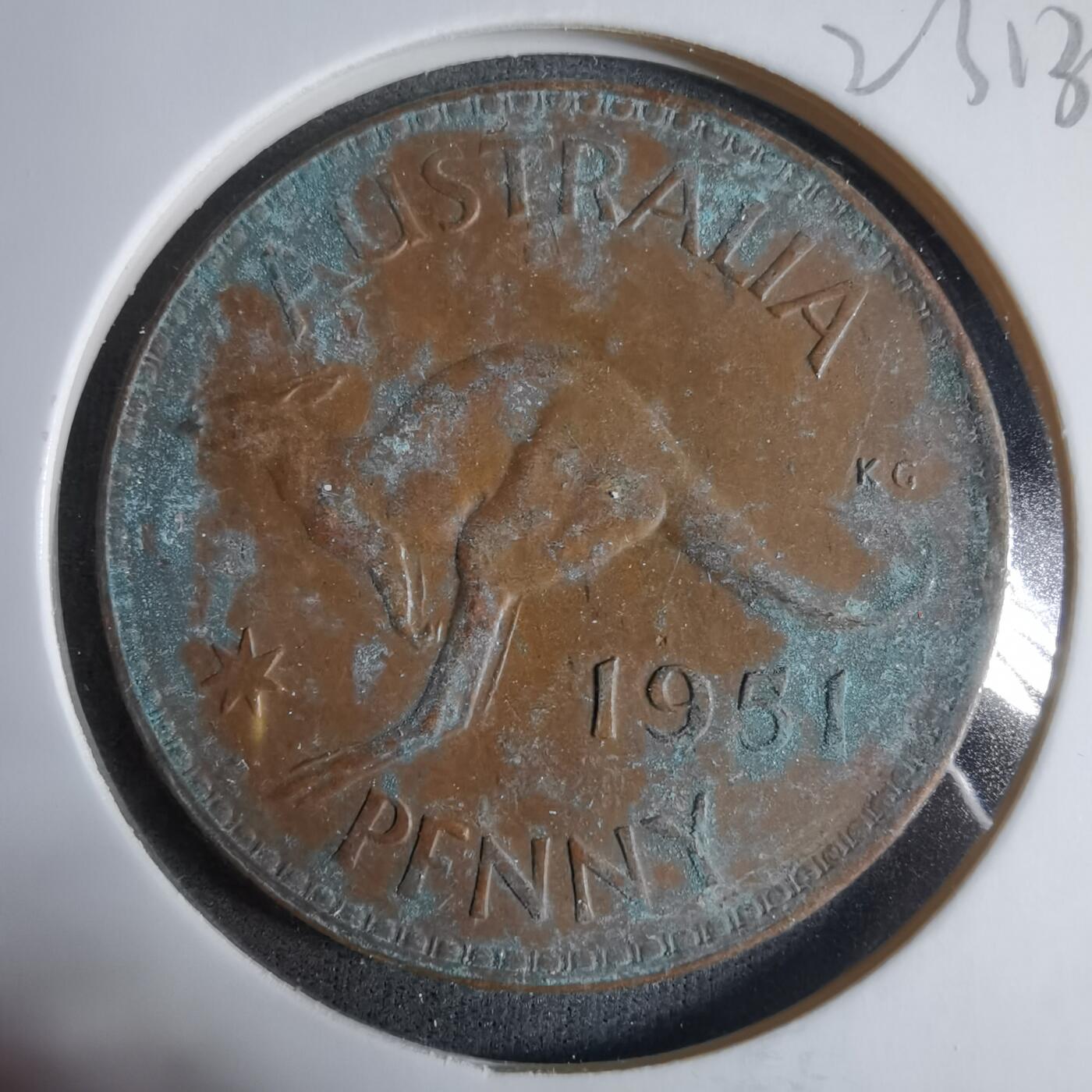 沼泽如烟--第923场 澳大利亚1951年1便士