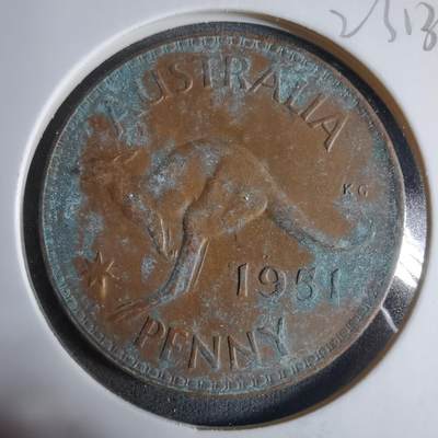 沼泽如烟--第923场 - 澳大利亚1951年1便士