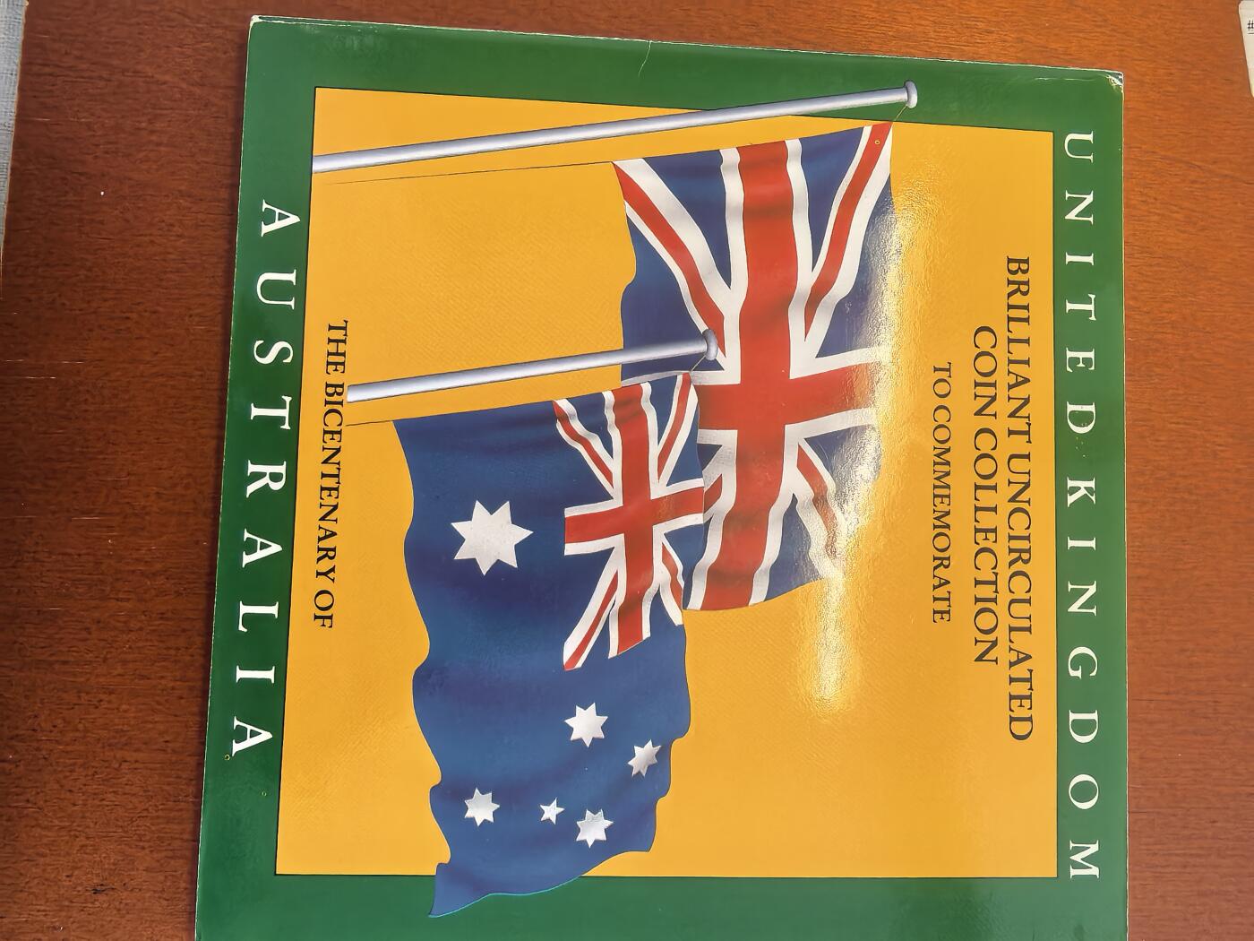 长老汇蛇年精选第八十场拍卖 1988英国7枚套，卡装，纪念澳大利亚200周年