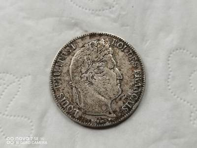 外国银币 - 1839年法国5法郎大银币