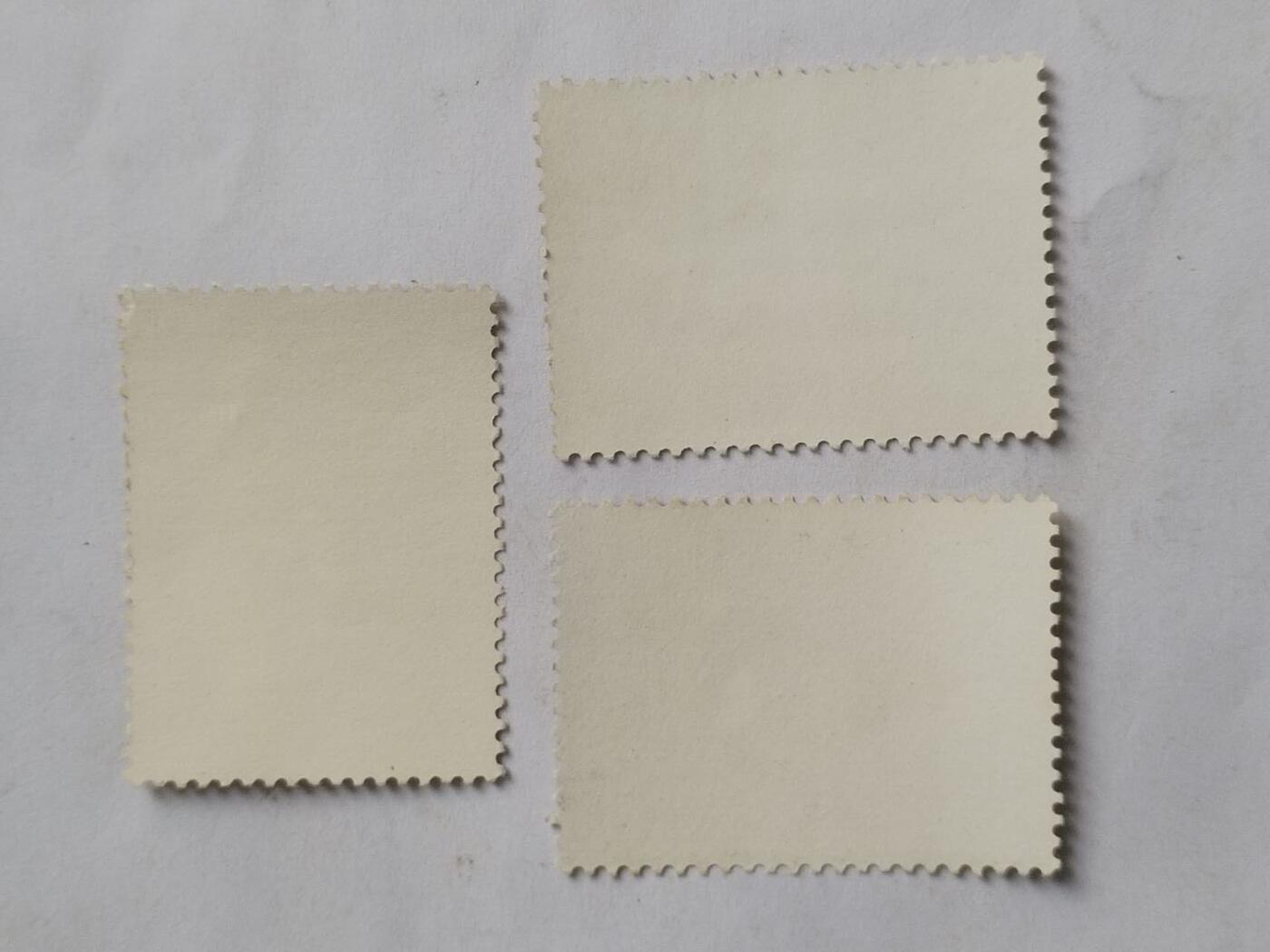 邮票 1986年 白鹤一套三枚。