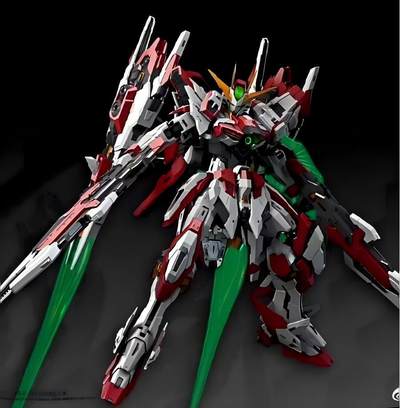 高达手办 初版带特典铁创 1/100 星恒 永恒裁决 合金骨架拼装模型双色外甲，全新未拼装！国创机甲系列，带原装盒说，板件齐全，细节丰富。