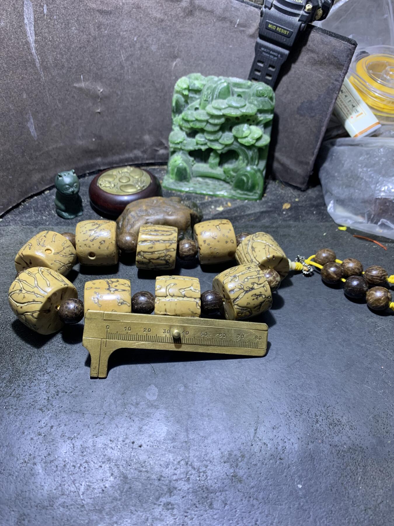 精美千眼菩提大手持一条！