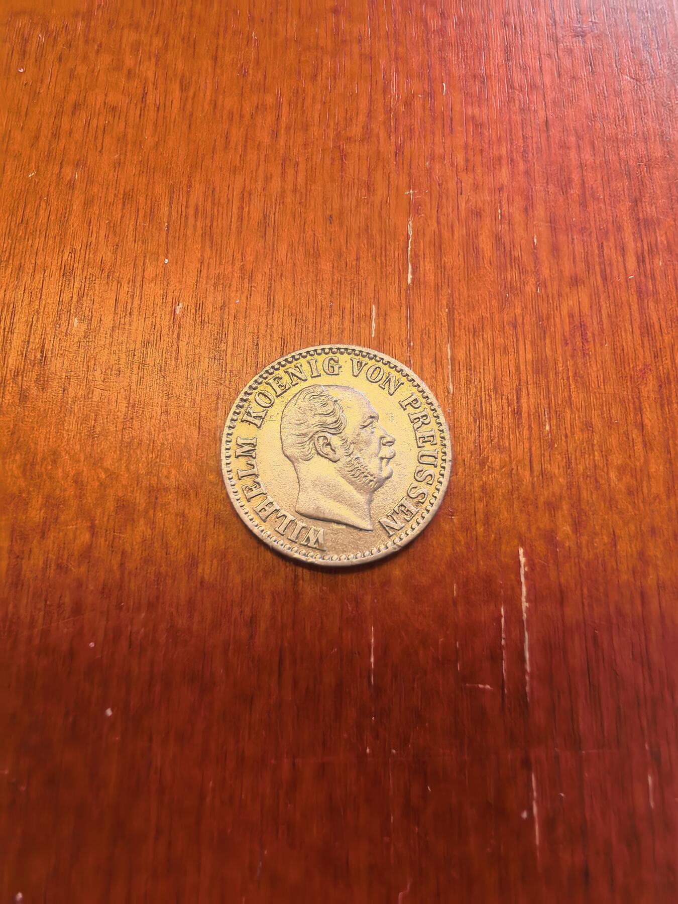 长老汇蛇年精选第八十场拍卖 1872德国普鲁士威廉一世1/2格罗申银币，未流通品